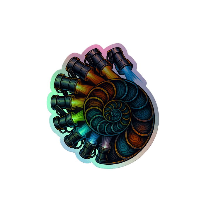 Theatrically Jerry "Nautilus PAR" Holographic Stickers product image (2)