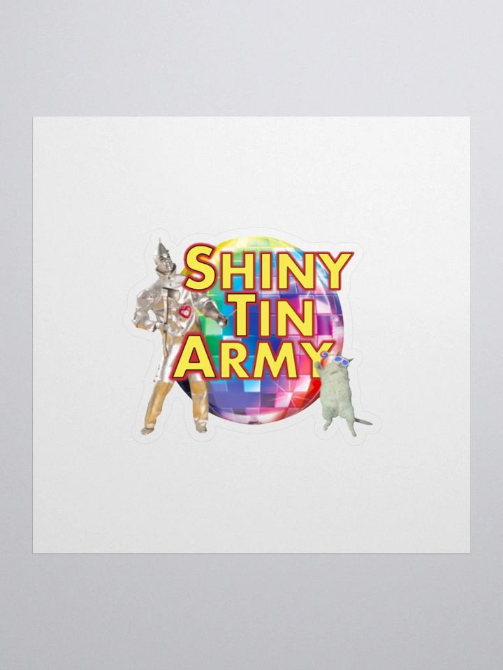 Shiny Tin Army Sticker product image (2)