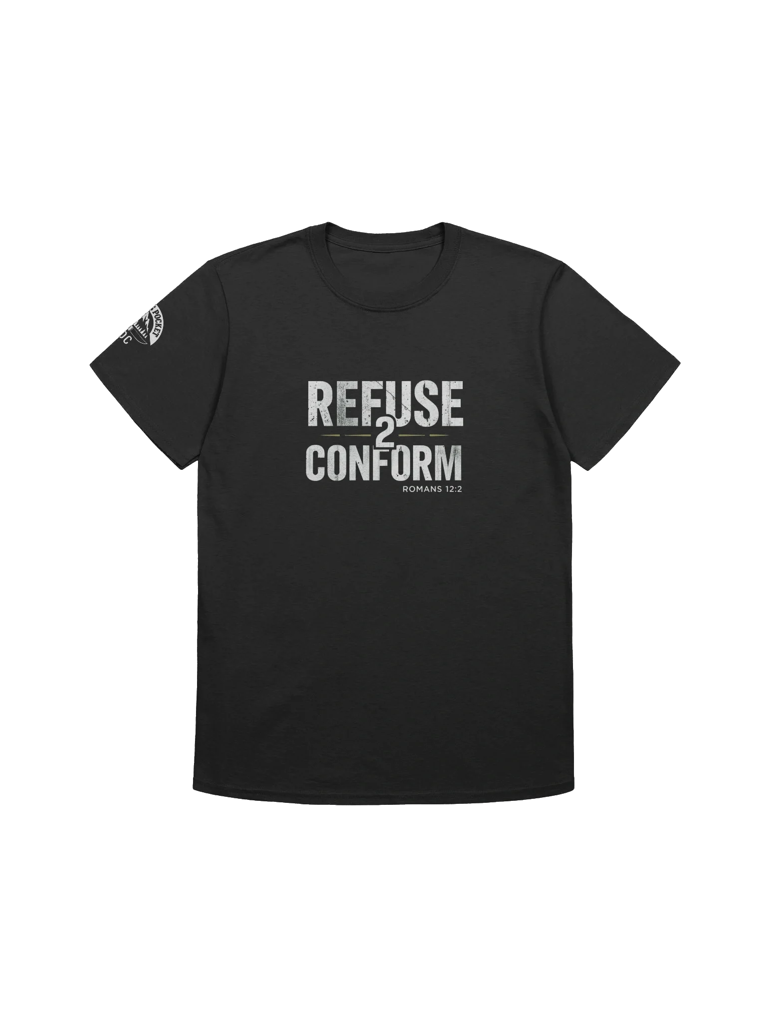 Refuse 2 Conform Tee — Romans 12:2 product image (1)