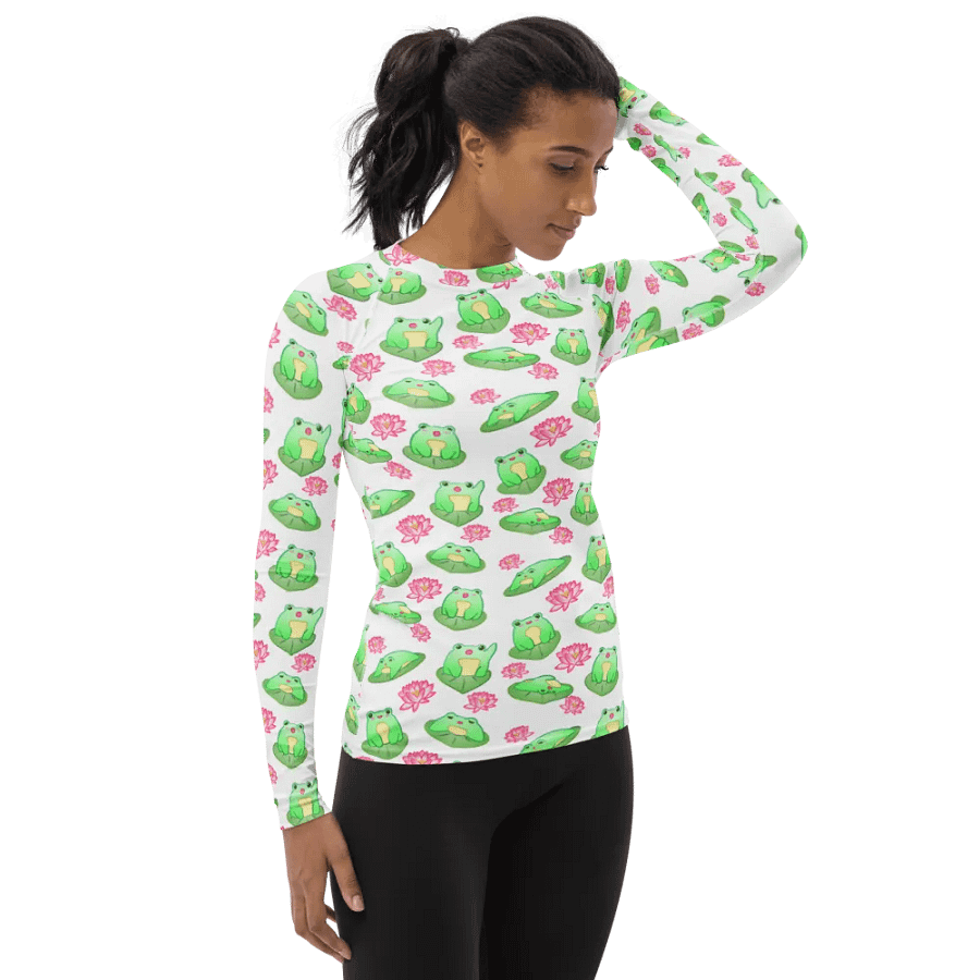 Kawaii Froggie Womens Rashie product image (4)