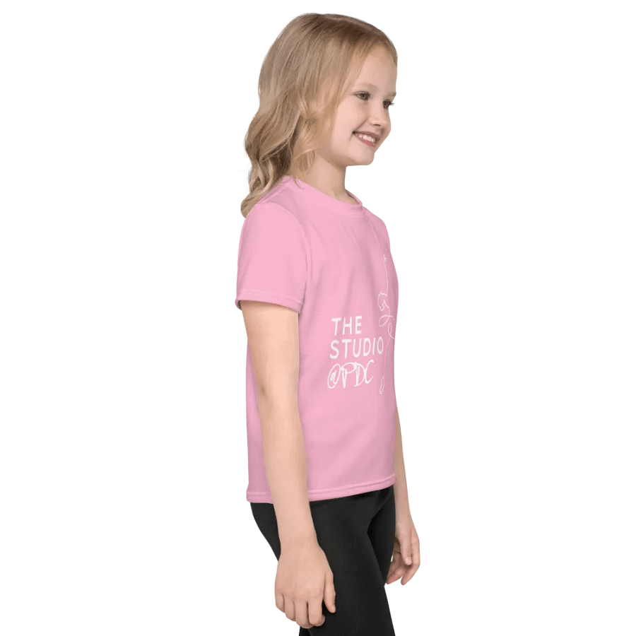 Kids T-Shirt | Pink with White Logo product image (4)