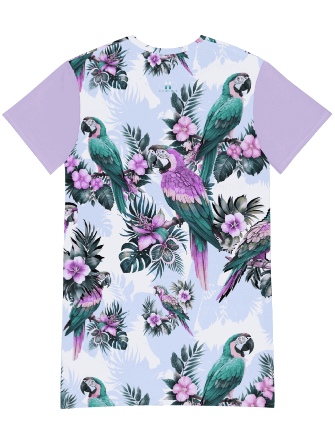 Elysian Birds-T shirt dress product image (3)