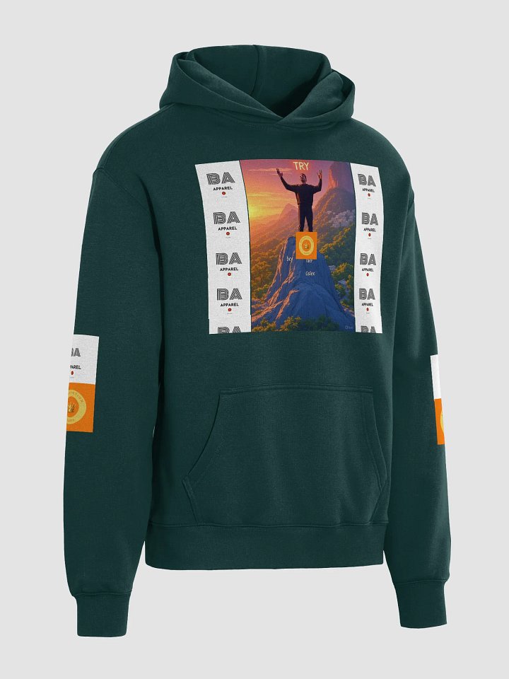 TRY Again Hoodie – Brave Never Breaks product image (8)