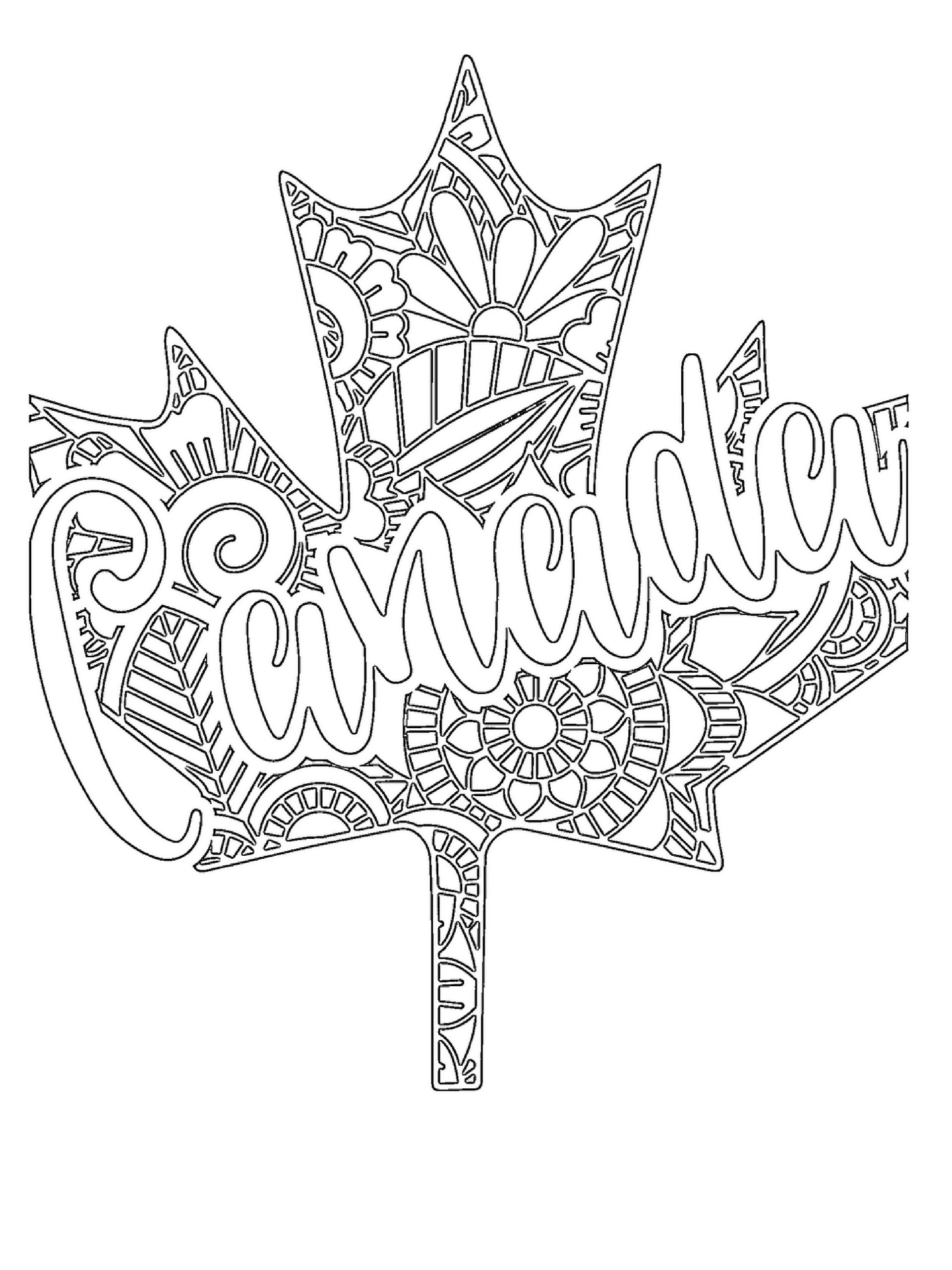 Fun Canadian Things to Color for Adults product image (4)