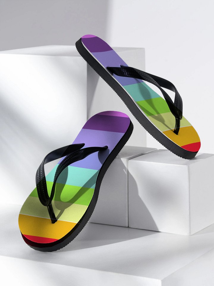 Rainbow Flipflops product image (2)