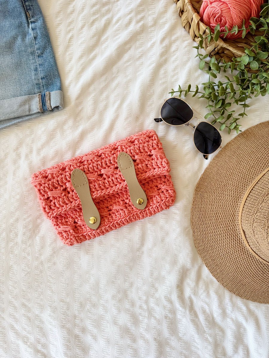 Coco Clutch Bag Crochet Pattern product image (10)
