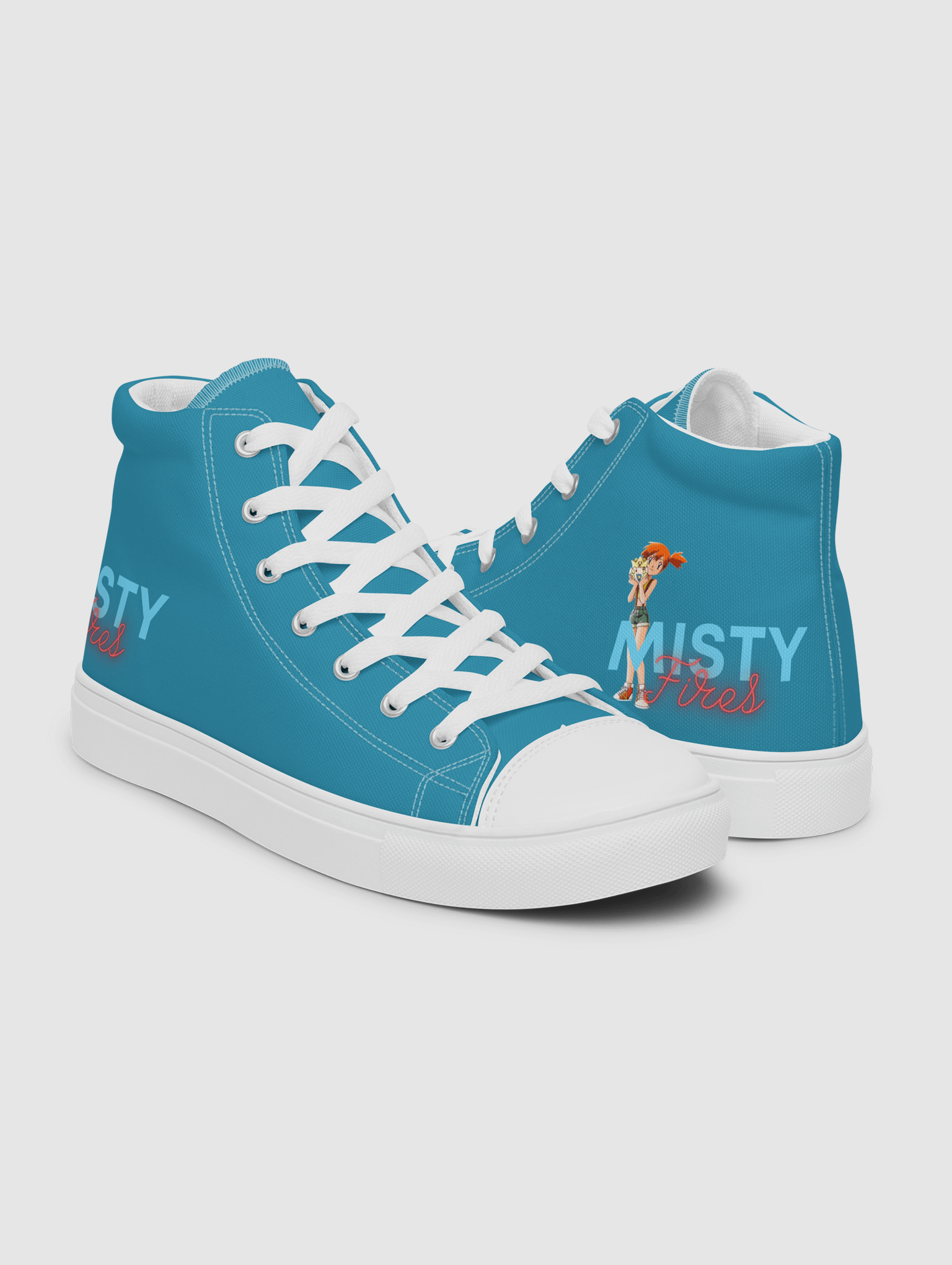 [MistyFires] Women’s high top canvas shoes Blue product image (11)