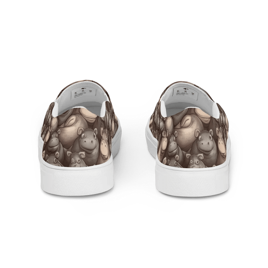 Women's Slip-On Hippo Canvas Shoe product image (4)