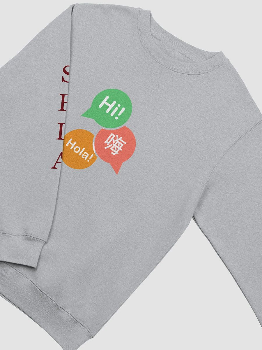 SELA Premium Crew Neck Sweatshirt - Multilingual product image (7)
