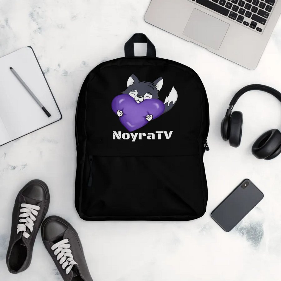 Wolf Hug Heart All-Over Print Backpack product image (5)