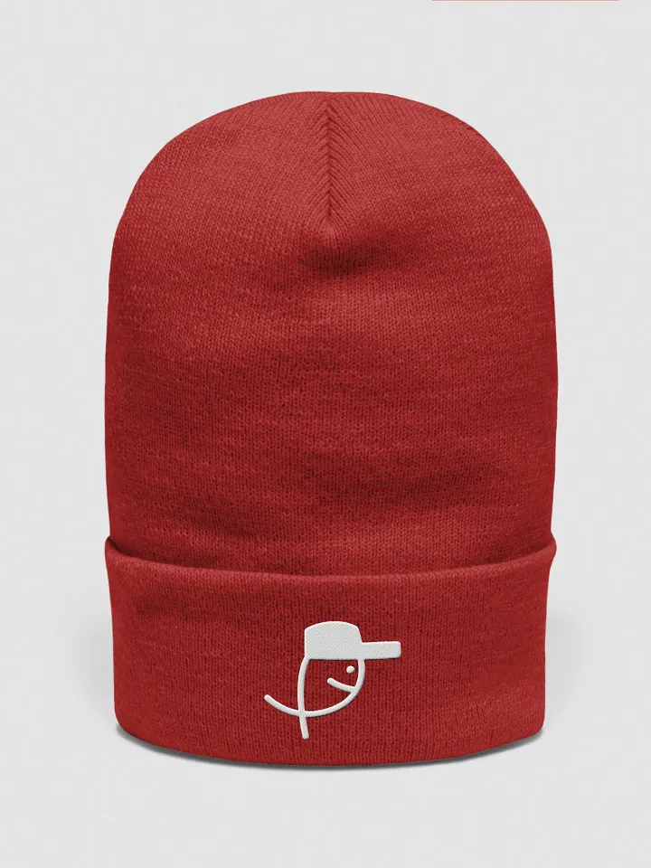Cozy Red UnderMyCap Cuffed Beanie product image (2)