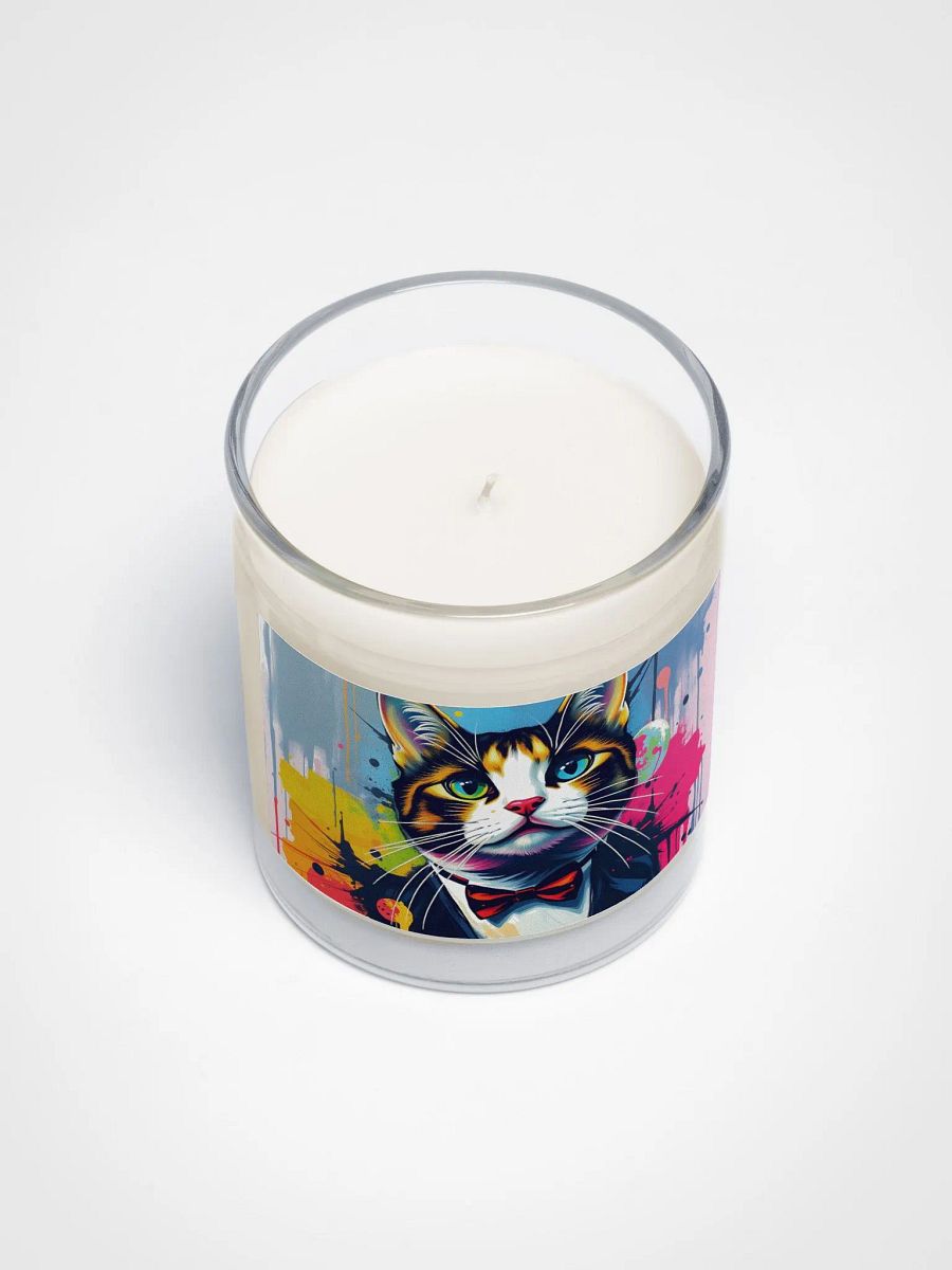 Pop Art Cat Soy Wax Candle product image (3)