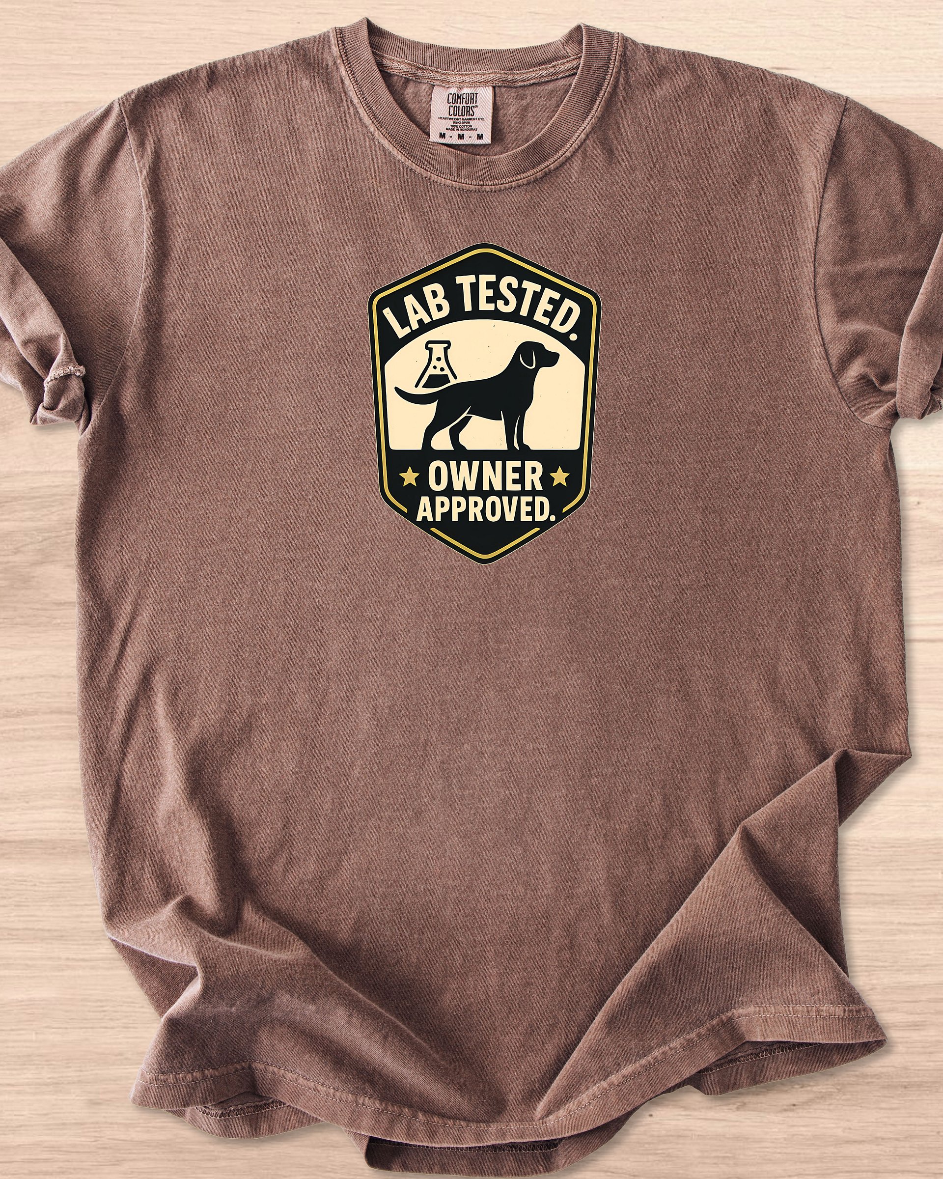 Lab Tested Owner Approved (Labrador Retriever) Tee product image (5)