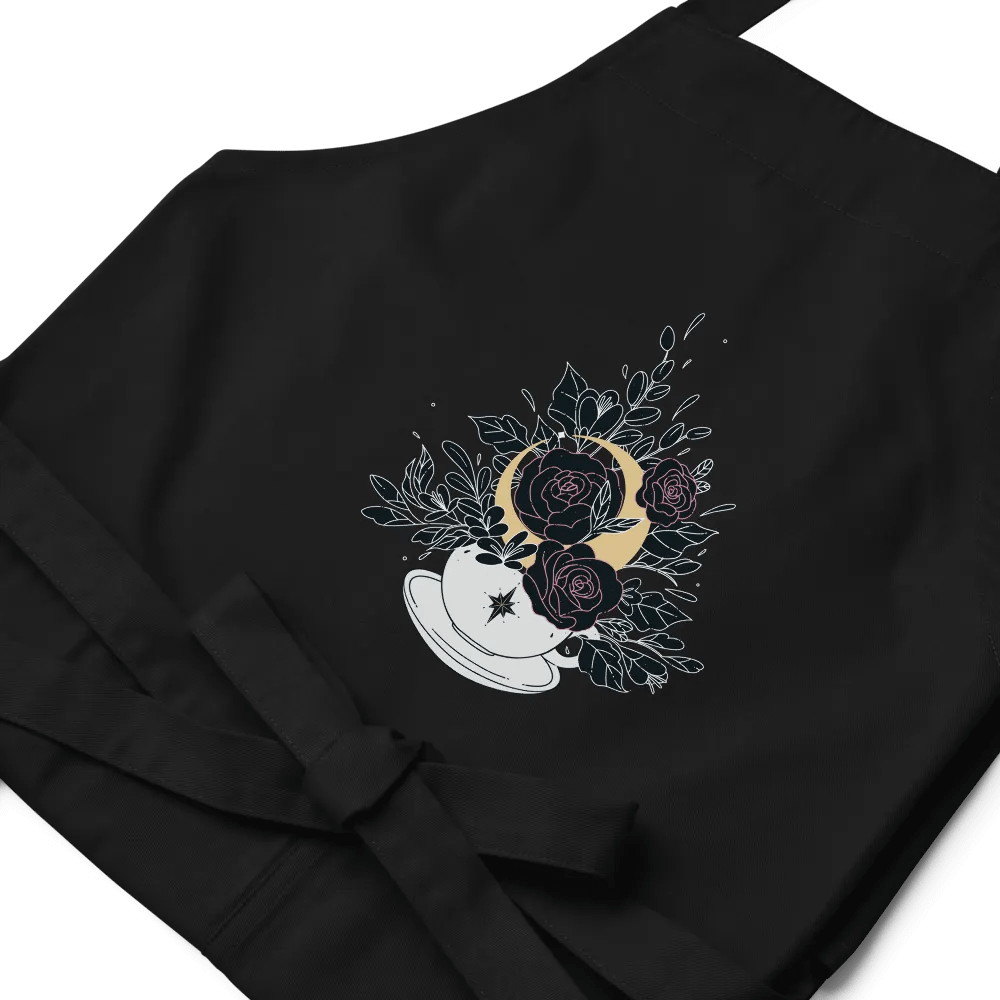 JeffBrutlag Florals and Moon Logo Apron product image (5)