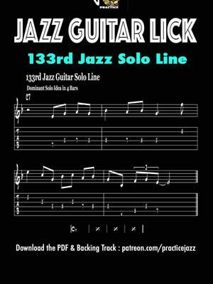 C7 dominant licks usually fall flat.   This one doesn’t. ▶️ Save & download tab → patreon.com/practicejazz #bluesylick #dominantlick #jazzguitar #guitarpractice #lickoftheday #foryou