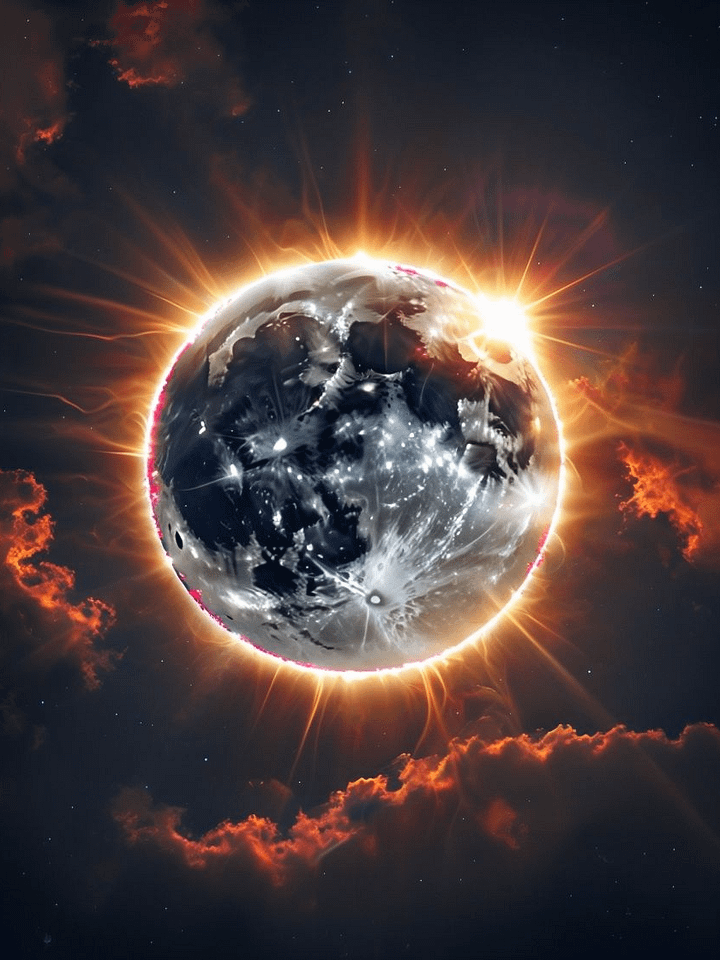 Celestial Glow Framed Matte Poster product image (1)