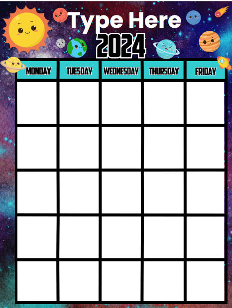 Outer Space Back to School Bundle product image (2)