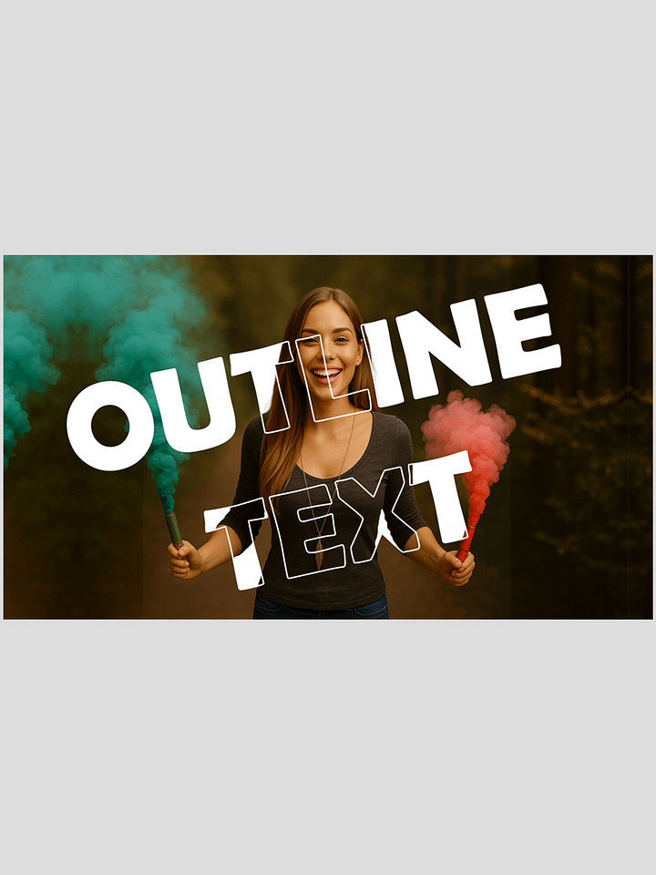 Create This Stunning Outline Text Effect Easily product image (1)