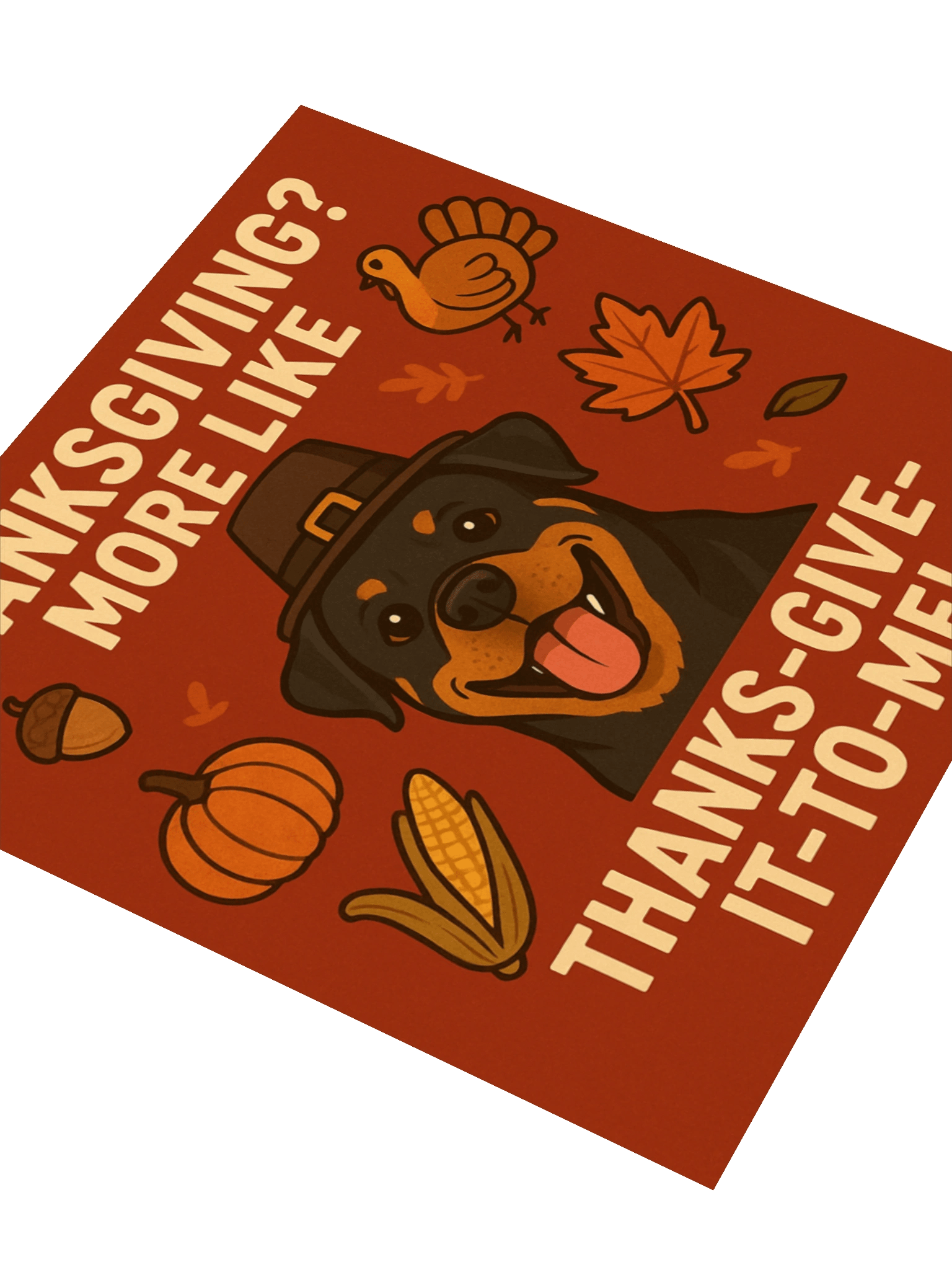 Rottweiler Thanksgiving Sticker Set product image (7)