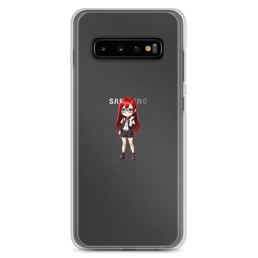 (RED WAIFU) K Clear Case for Samsung product image (1)