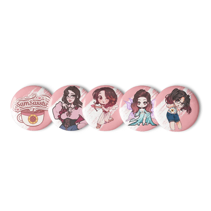 SamSasstic Buttons Galore! Set of 5 product image (1)