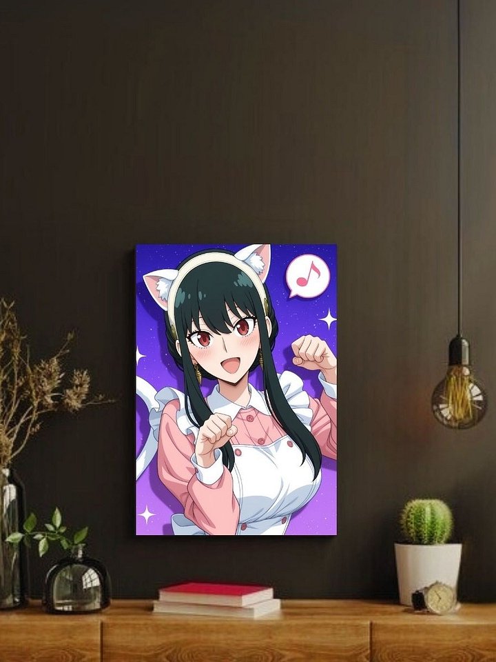 Spy x Family Yor Cat Maid Cheer – Glossy 8x10 Metal Print product image (2)