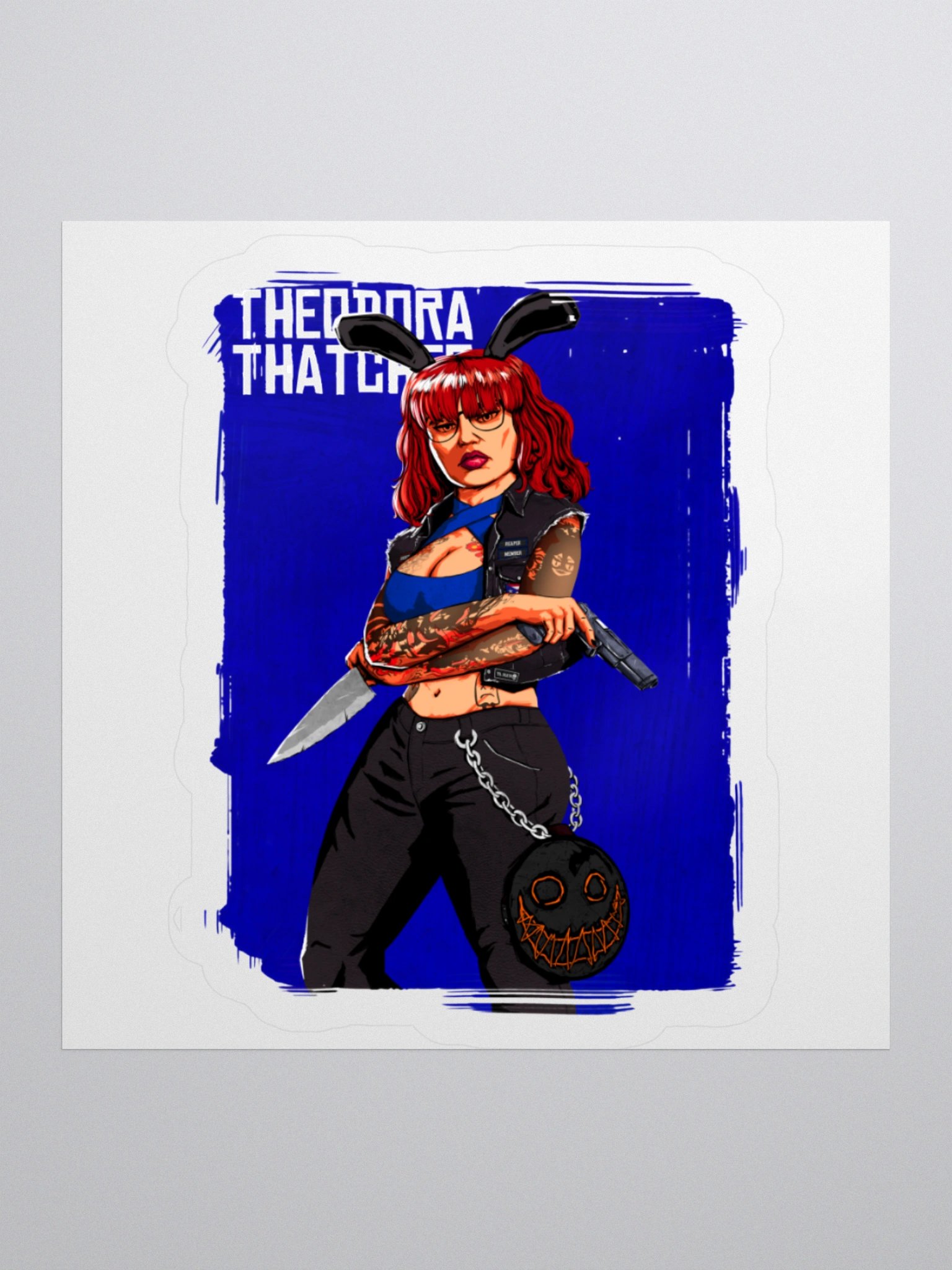 Theodora Thatcher Portrait Sticker product image (2)