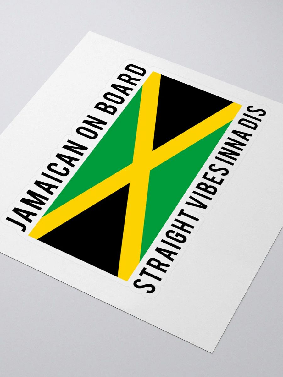 JAMAICAN ON BOARD STICKER product image (3)
