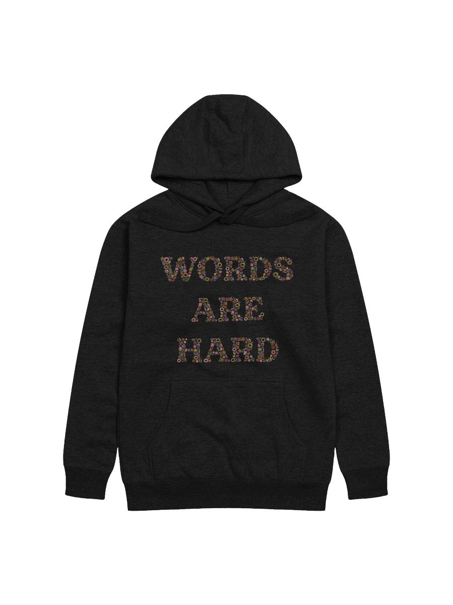 Words Are Hard Floral Hoodie product image (1)