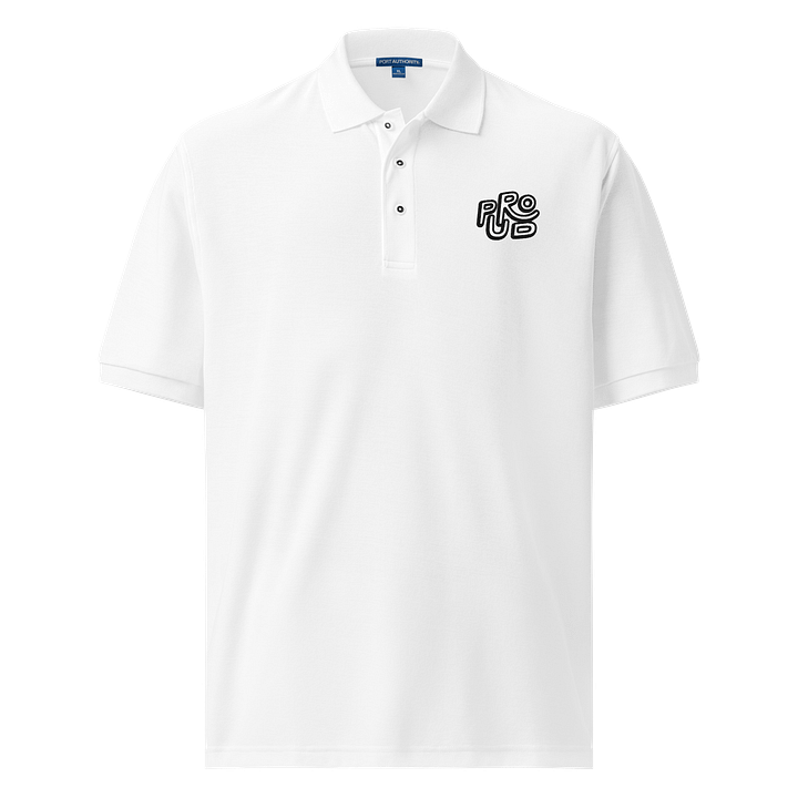 PROUD Artistic Typography Graphic Polo Shirt product image (1)
