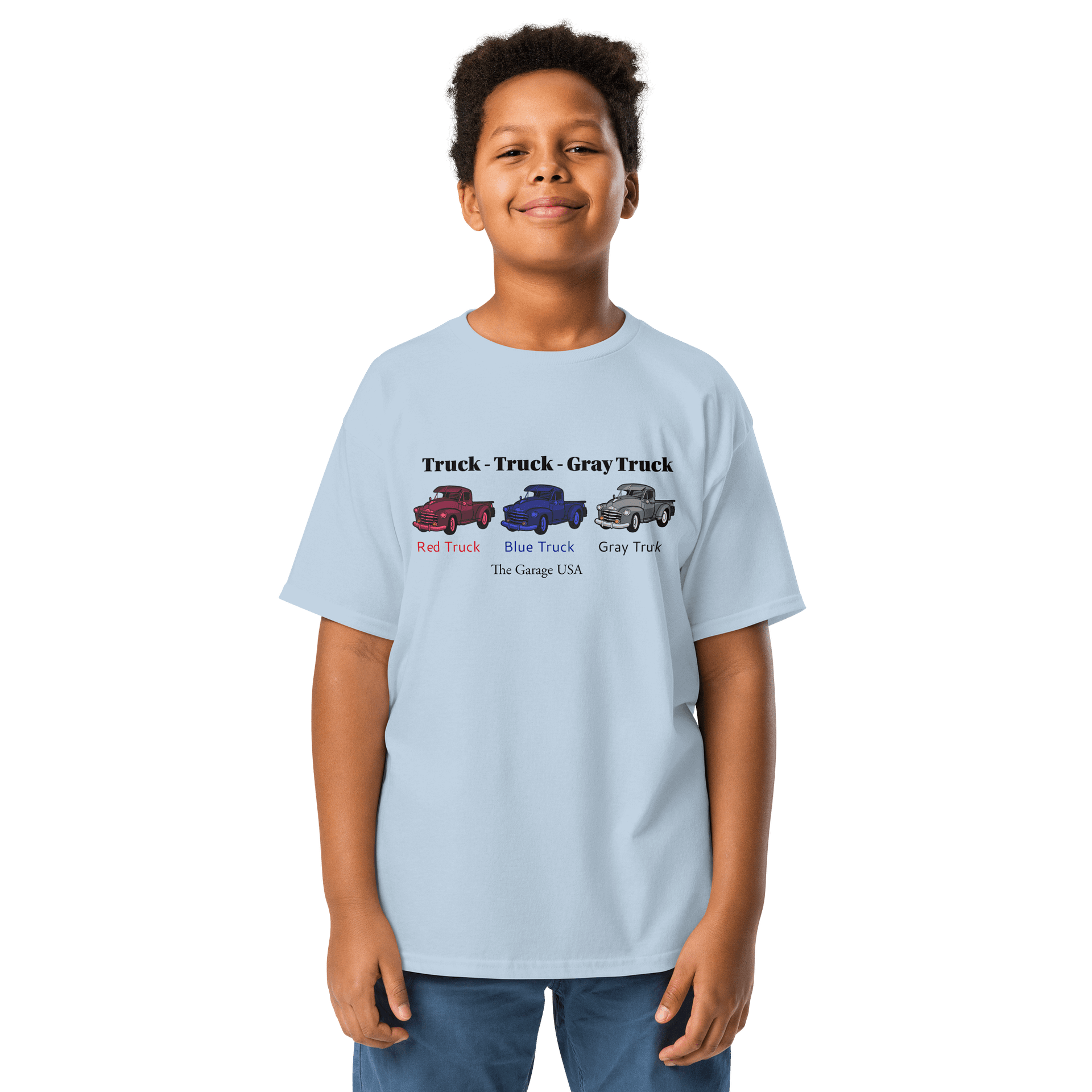 Truck Truck Gray Truck T-Shirt (Kids) product image (2)