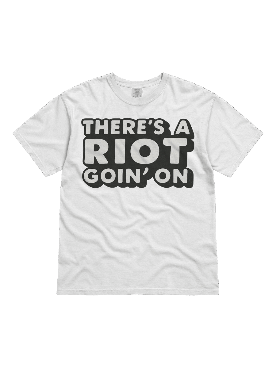 TERE’S A RIOT GOIN’ON – Black & White Typography product image (1)
