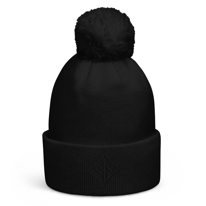 Black SP Logo Pom Beanie product image (1)