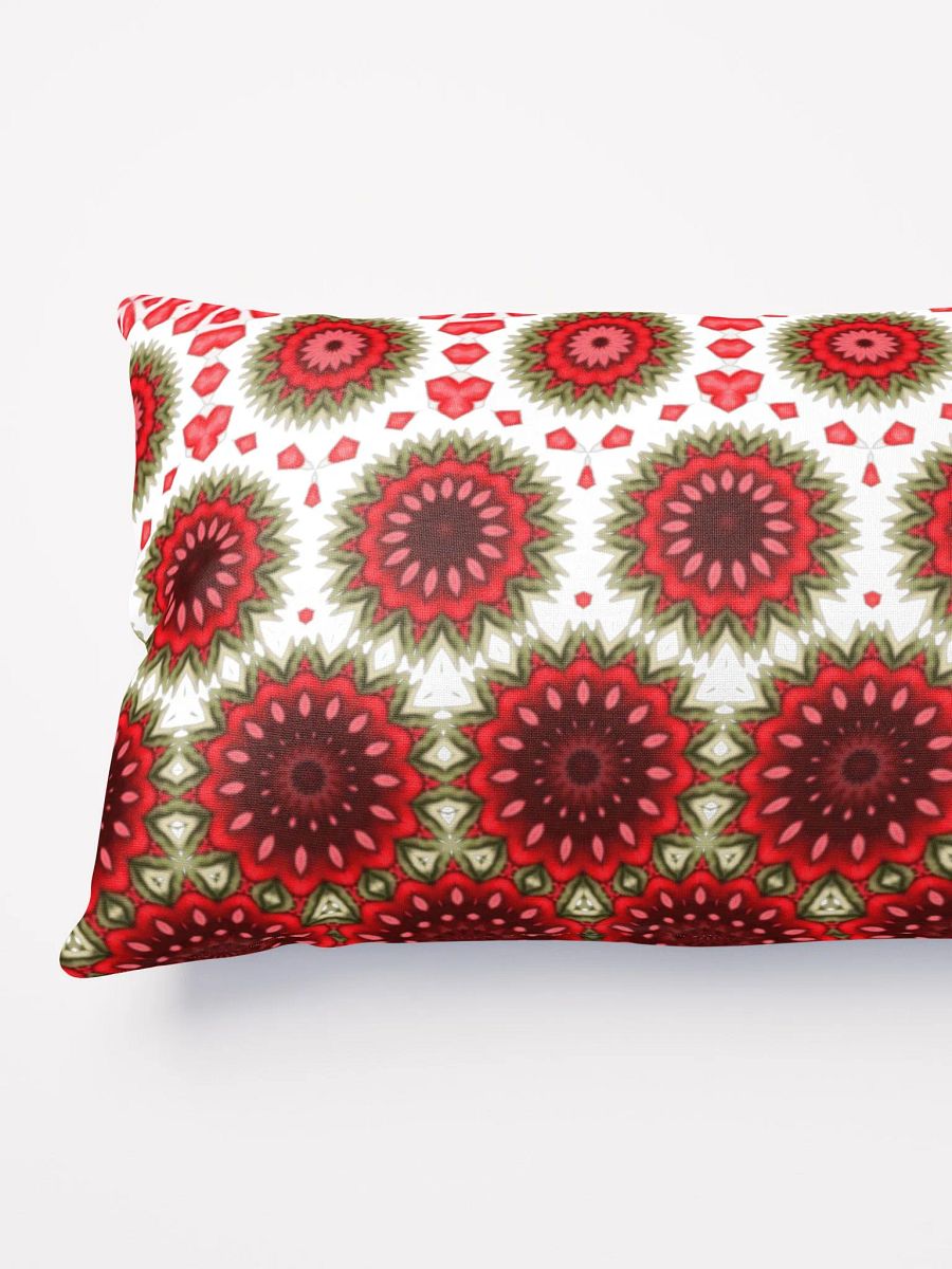 Red Green & White Daisy Pillow product image (3)