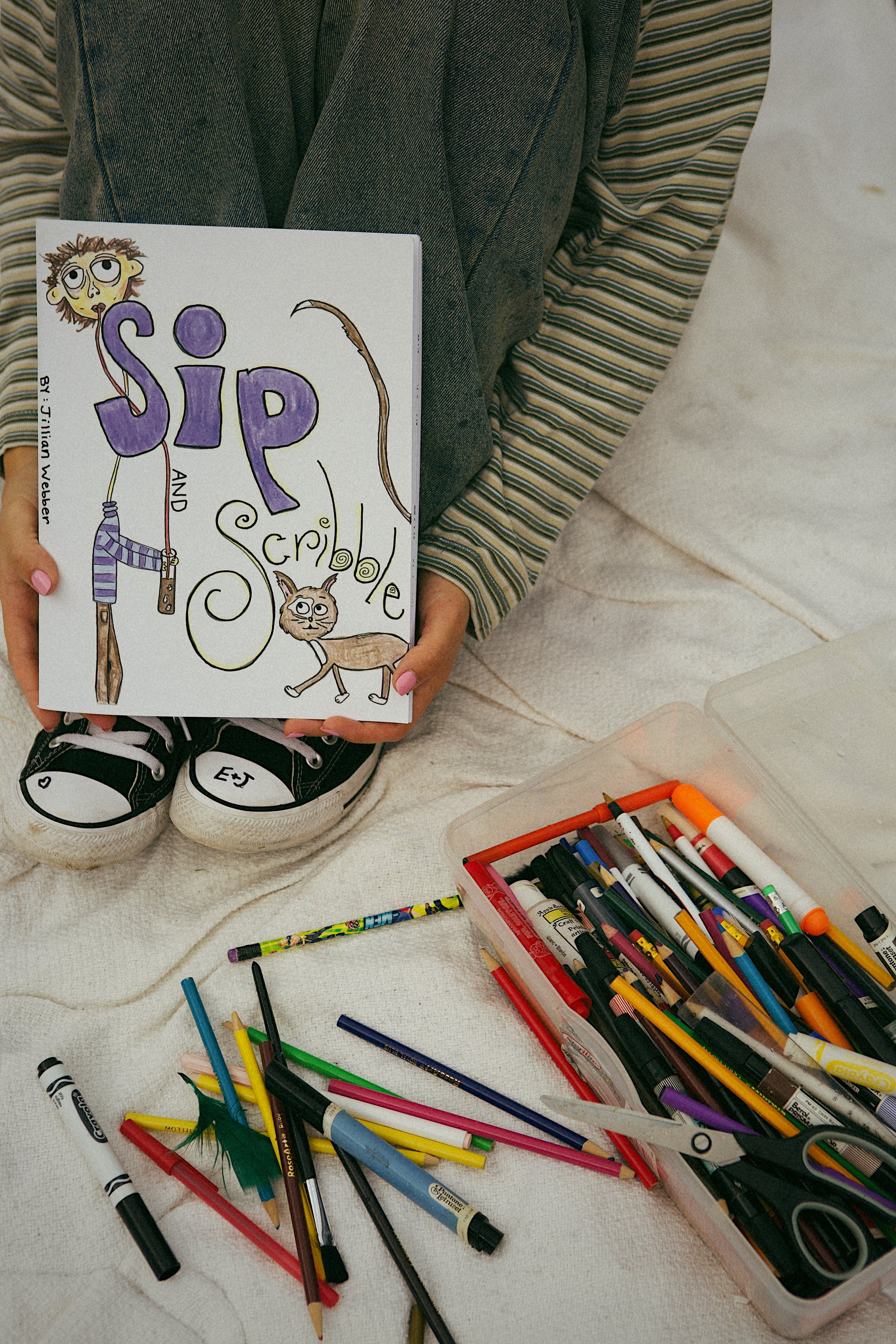 Sip and Scribble Coloring Book product image (1)