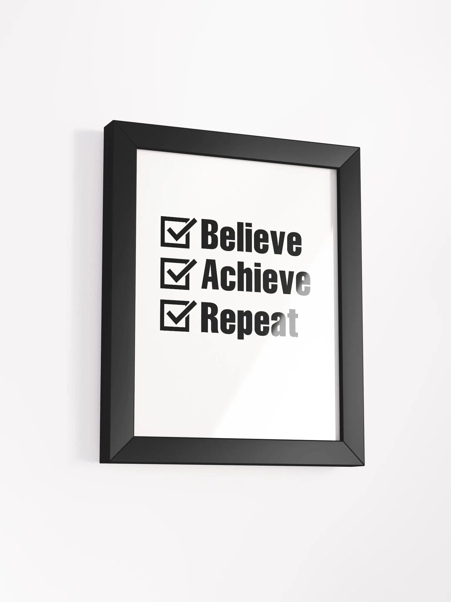 Believe, Achieve, Repeat - Poster product image (2)