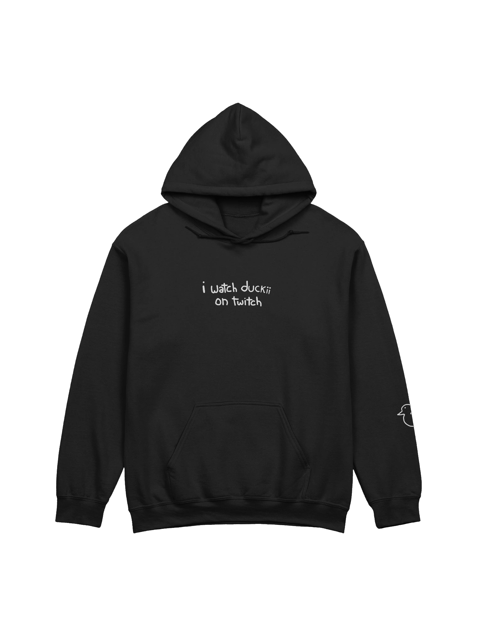 i watch duckii on twitch hoodie (dark colors) product image (1)
