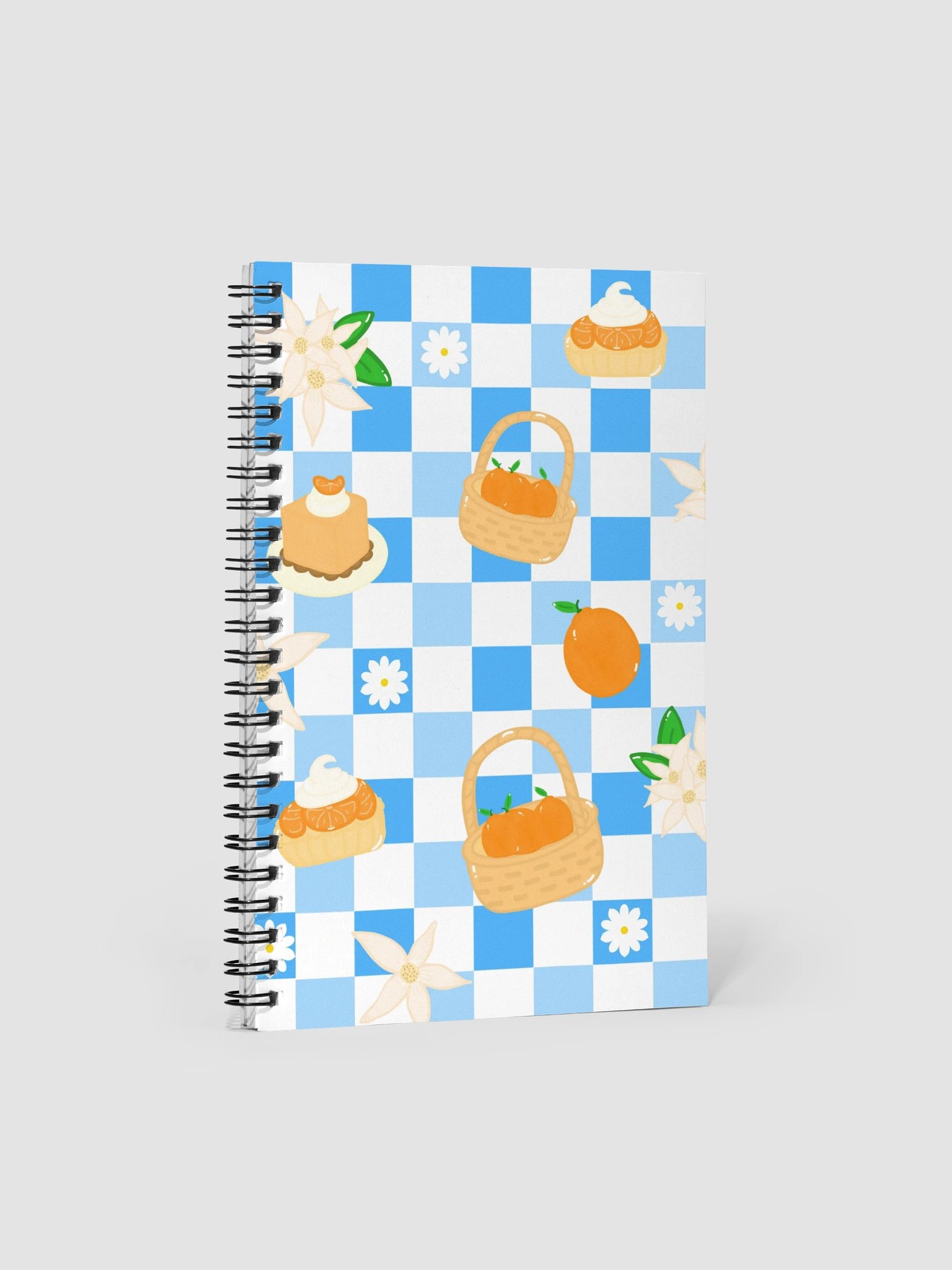 Oranges and Sweets Pattern Spiral Journal product image (2)