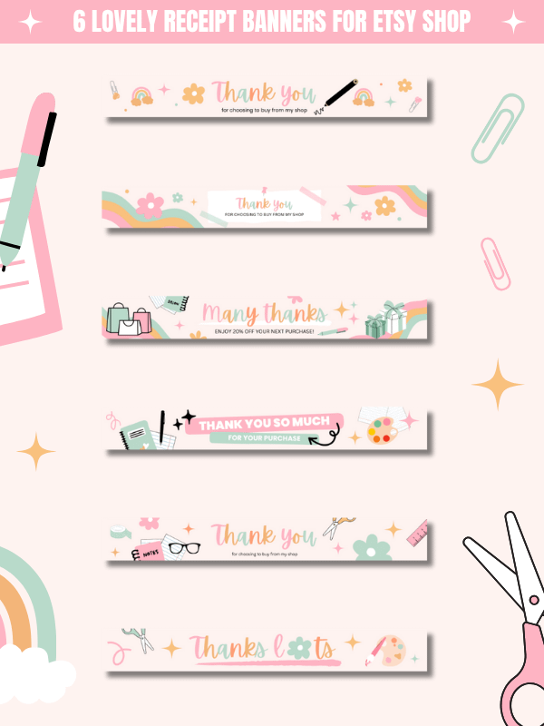 Whimsical MRR/PLR Branding Kit for Etsy product image (7)