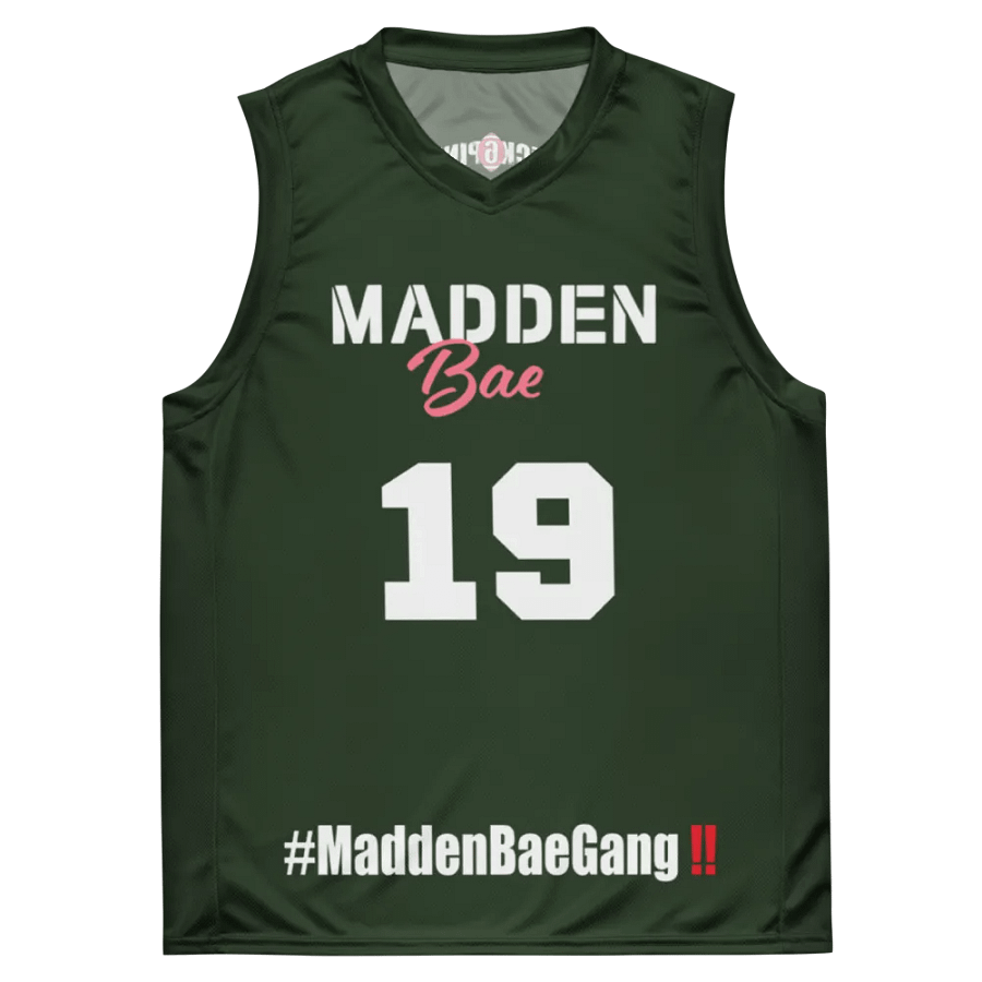 Madden Bae Jersey 👨‍🎨 (Green + White Logo) product image (1)