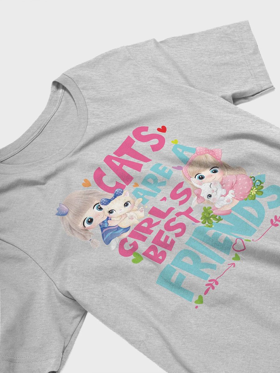 Cats Are A Girls Best Friend - Cat Lover Cat Owner Funny For Any Cat Breed T-Shirt product image (4)
