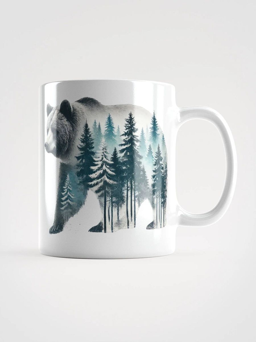 Forest Bear White Glossy Mug product image (1)