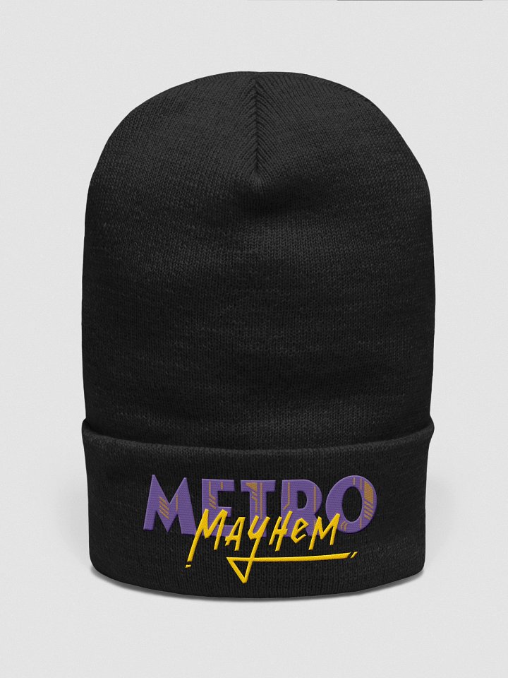 Metro Mayhem Embroidered Beanie product image (1)