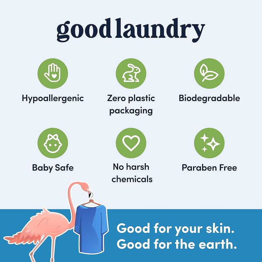 Detergent Sheets - Rainforest Breeze Scented (60 Loads) - Eco-Friendly Laundry Detergent Sheets, Hypoallergenic, No Plastic Jugs or Waste product image (3)