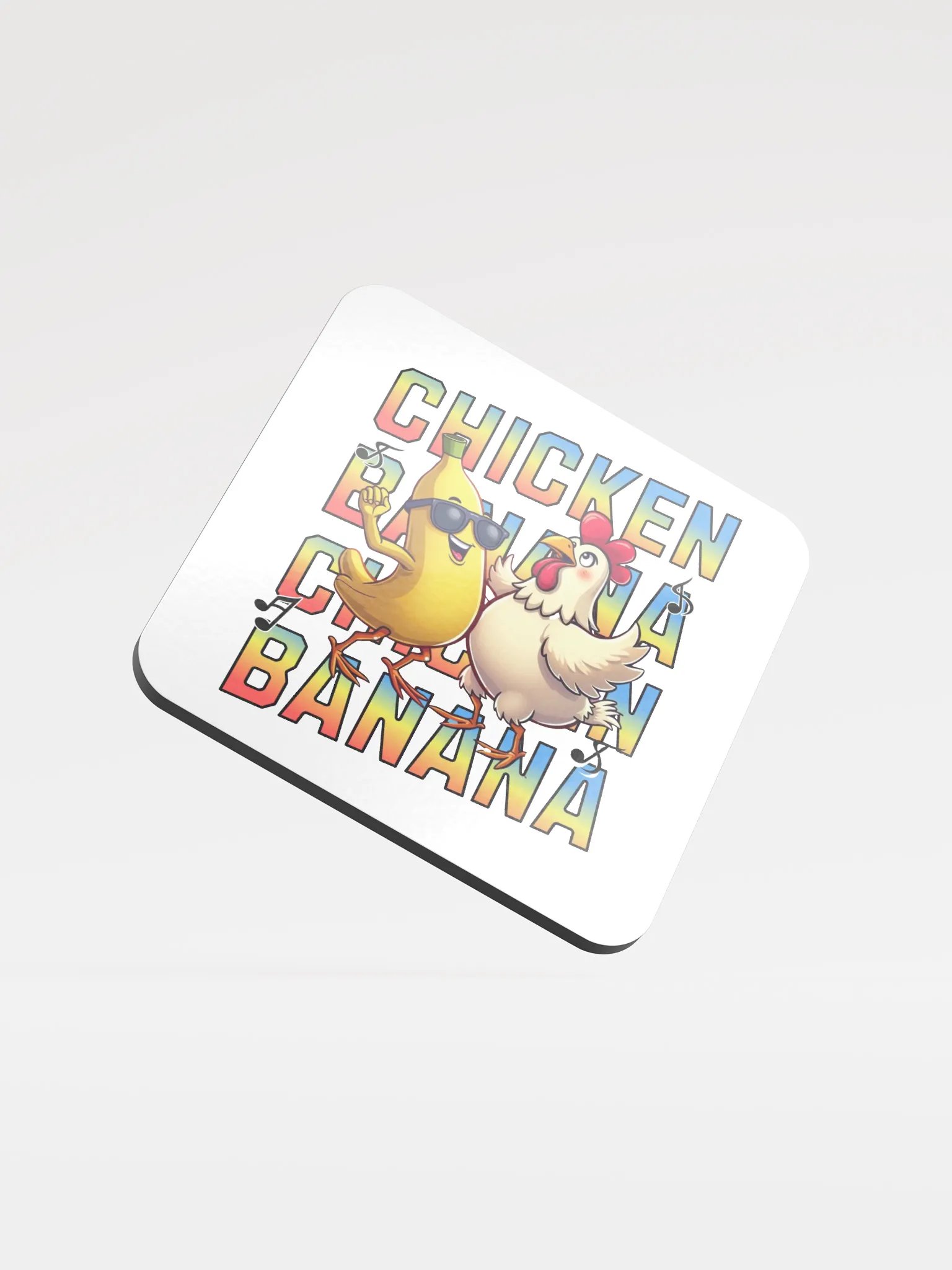 Chicken Banana Chicken Banana Funky Coaster Set product image (2)