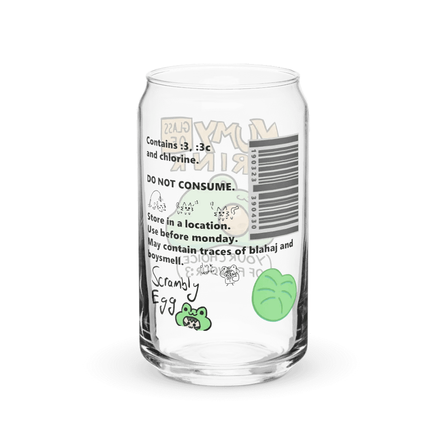 yumy can glass :3 product image (2)