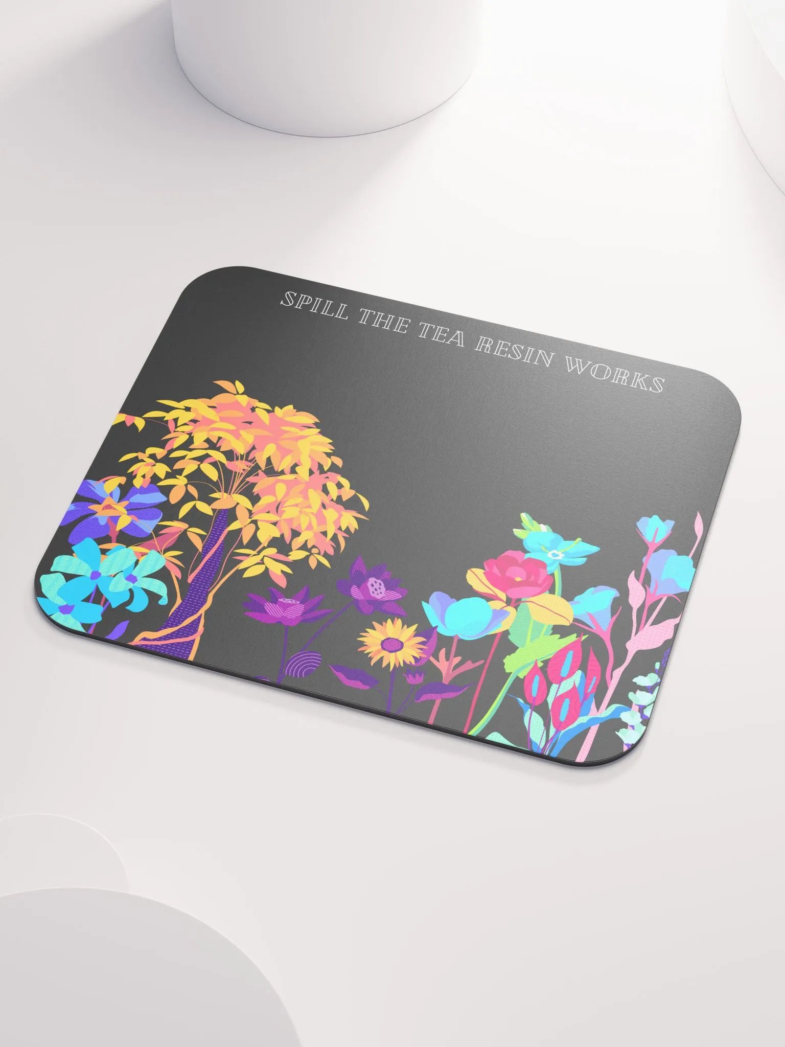 Spill The Tea Resin Garden Mouse Pad product image (3)