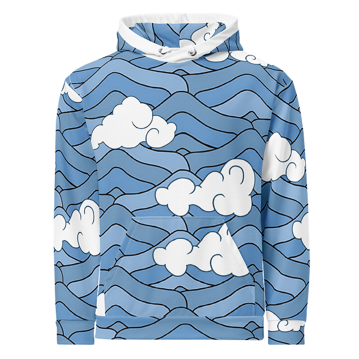 Aqua Clouds Unisex Hoodie product image (1)