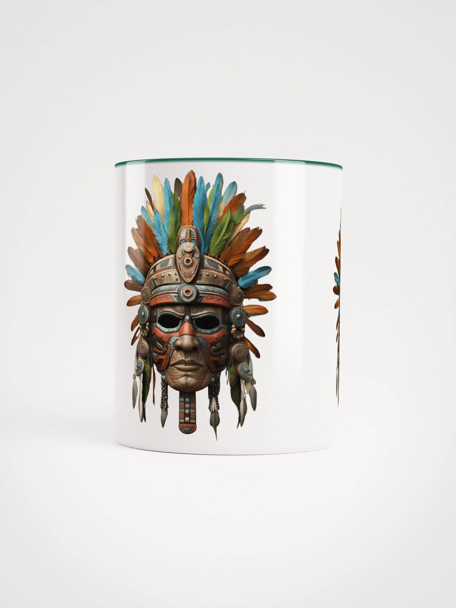 24 Xóchitl Nahui Aztec Warrior Mask Mug product image (17)