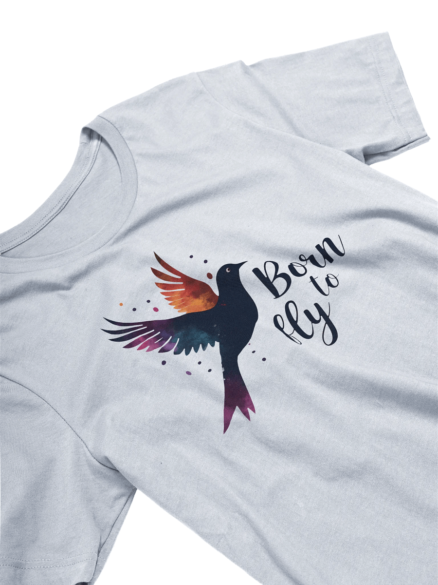 Born to Fly T-shirt, Inspirational Bird Graphic Tee, Freedom Lover Gift, Unique Nature Design T-shirt product image (3)